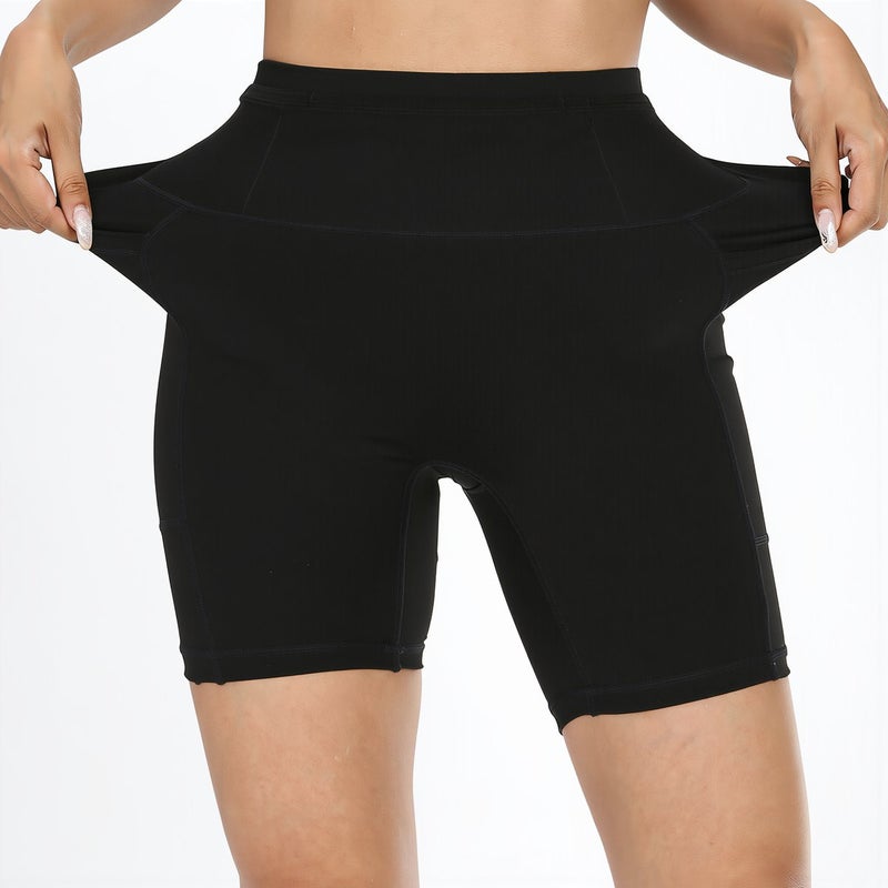 Universal Fit Running Shorts Compatible All Phone Sizes Women Green S - Image 5