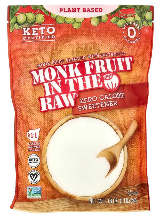 Monk Fruit In The Raw® Zero Calorie Sweetener 16 oz (454 g)