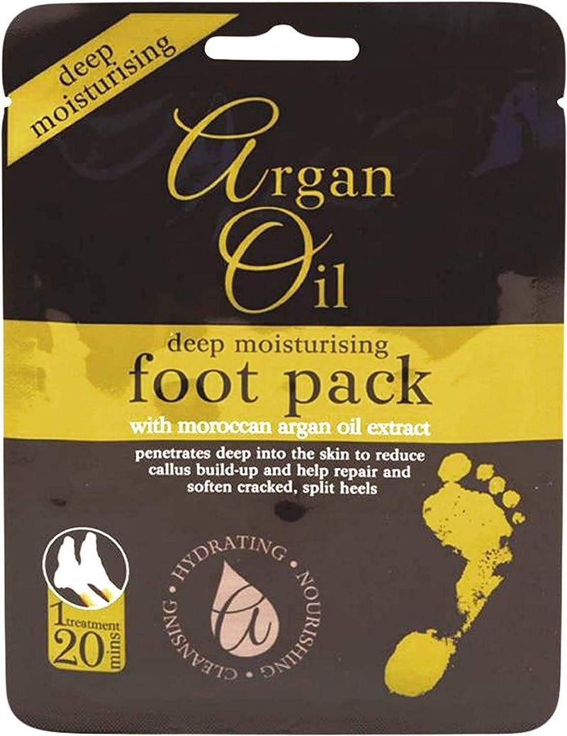 Multi Pack Deep Moisturising Foot Pack with Morrocan Argan Oil Extract 3 Packs