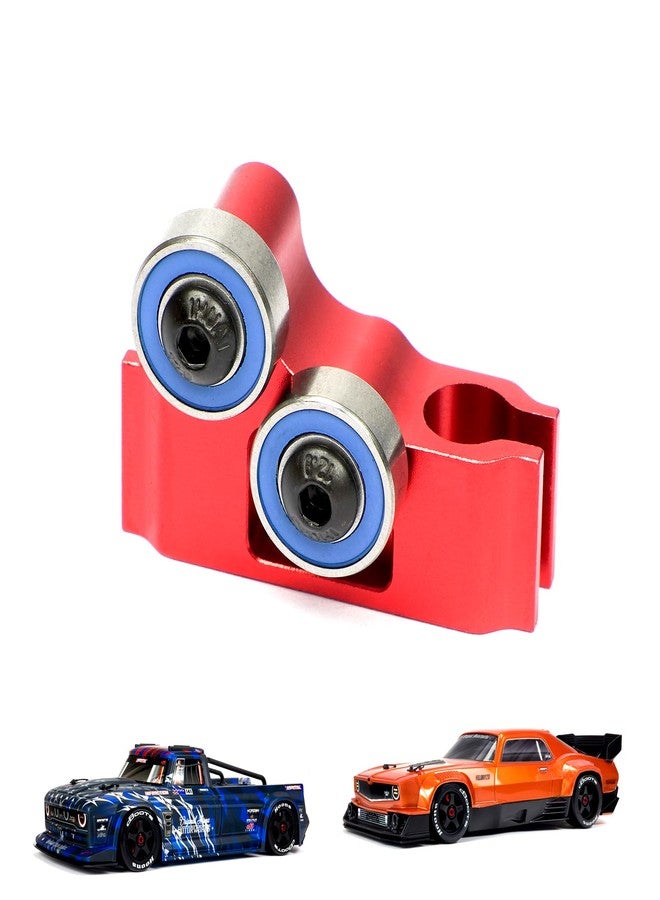 MOSHNOLY Aluminum Alloy Center Driveshaft High Speed Support Set for Arrma 1/7 Felony/Infraction 6S AVC 4X4 RTR RC Car ARA311027-Red - Image 1