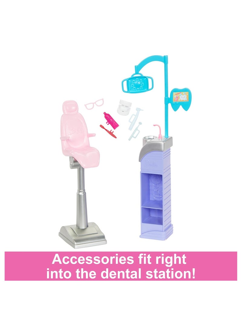 Barbie Careers Dentist Doll and Playset with Accessories, Barbie Toys - Image 3