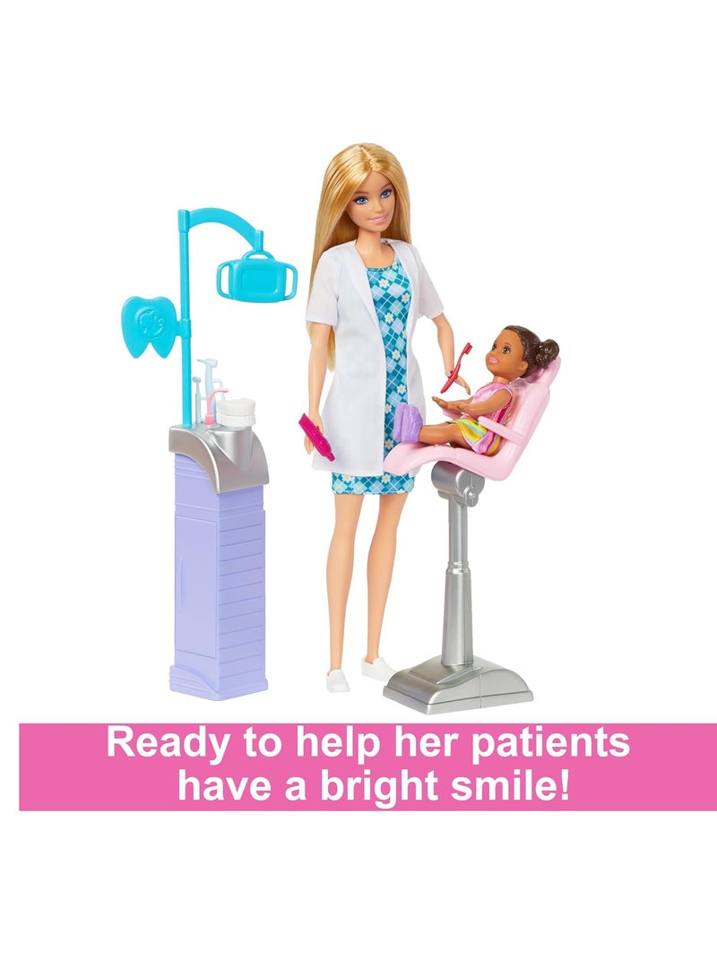 Barbie Careers Dentist Doll and Playset with Accessories, Barbie Toys - Image 5