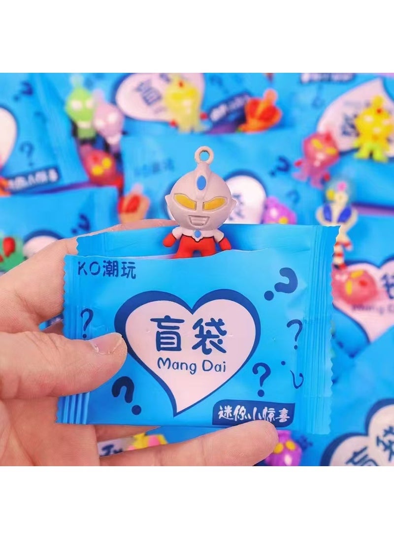 Generic Glowing Mini Cartoon Animal Blind Bag Toys Aose man blind bag 