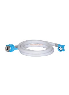 PARDZWORLD PARDZWORLD Flexible PVC Washing Machine Water Inlet or Inflow Hose Pipe 2 Meter6Feet With Tap Adapter for Front Top Load Fully Automatic Washing Machines DishwashersMulticolored  - Image 1