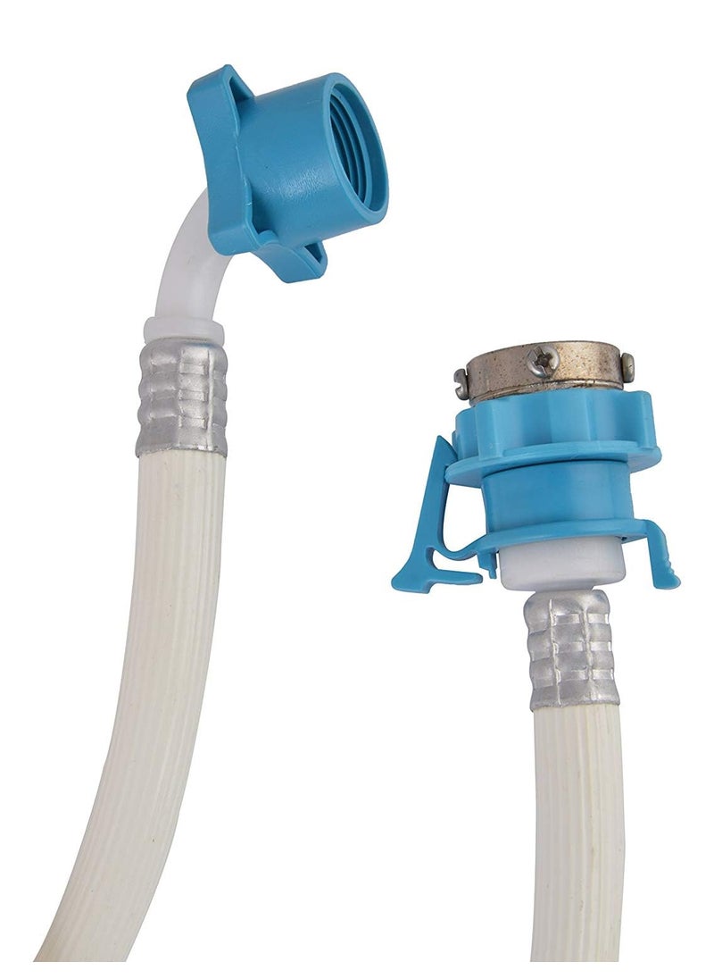 PARDZWORLD PARDZWORLD Flexible PVC Washing Machine Water Inlet or Inflow Hose Pipe 2 Meter6Feet With Tap Adapter for Front Top Load Fully Automatic Washing Machines DishwashersMulticolored  - Image 3
