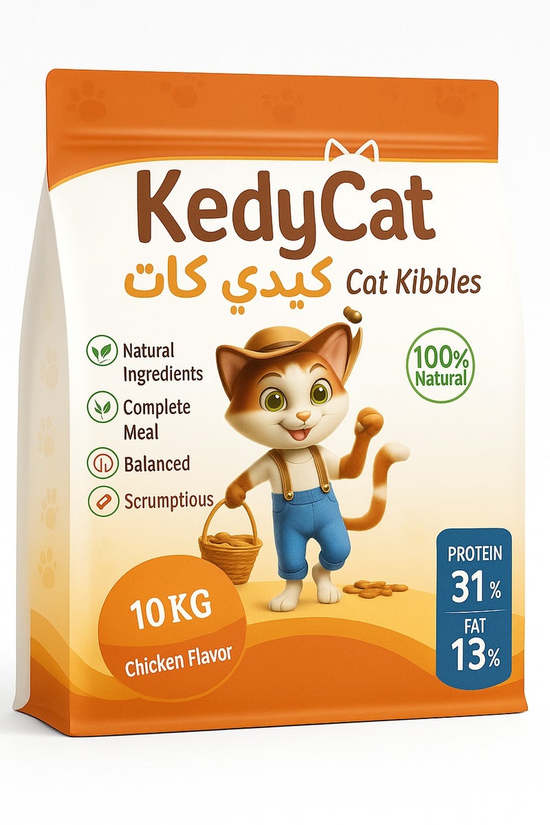 KEDY CAT Classic Dry Cat Food 10kg - Image 1