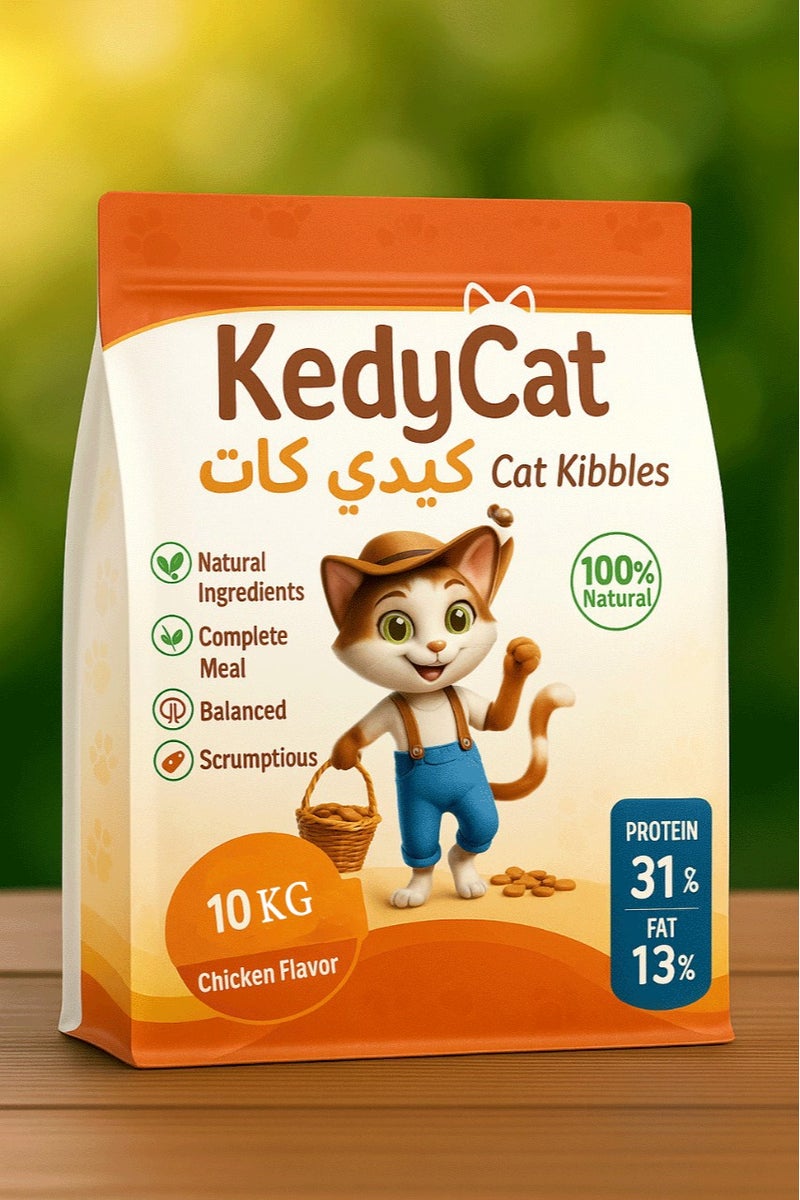 KEDY CAT Classic Dry Cat Food 10kg - Image 2