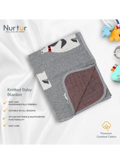 Nurtur Soft Baby Blankets For Boys And Girls 100% Combed Cotton Lightweight Fleece  - Image 4