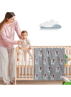 Nurtur Soft Baby Blankets For Boys And Girls 100% Combed Cotton Lightweight Fleece  - Image 3