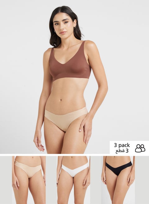 3 Pack Seamless Bikini Brief