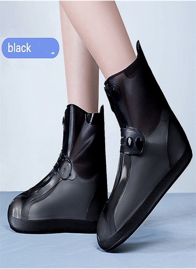 Loquat - Portable Anti Slip Rain Boot Cover Black - Image 1