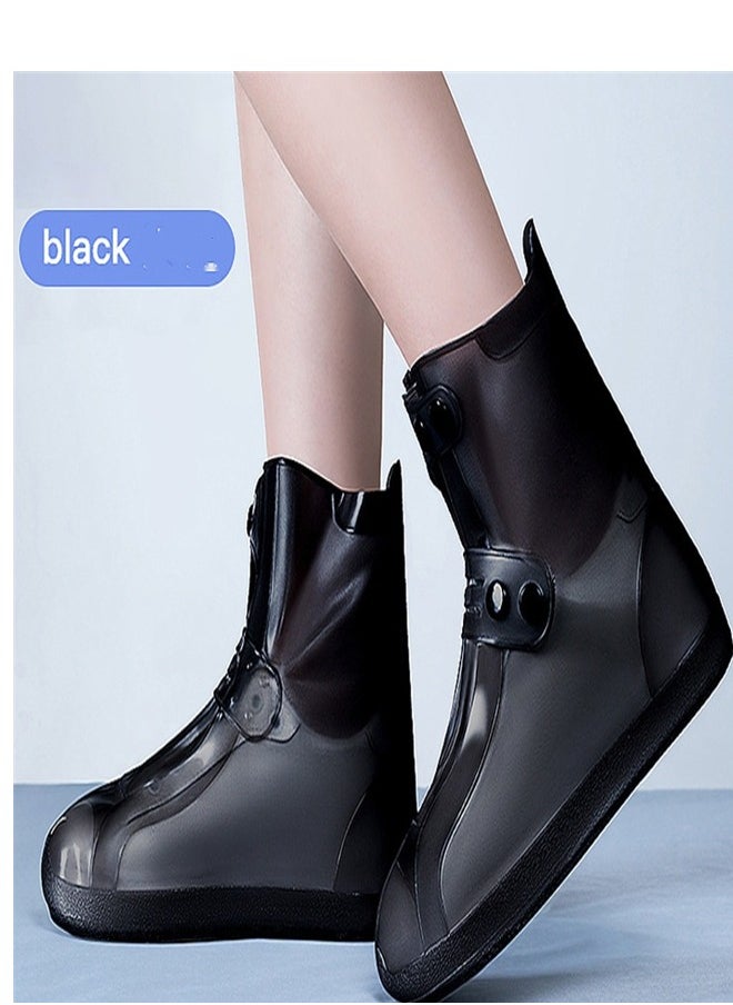 Loquat - Portable Anti Slip Rain Boot Cover Black - Image 1