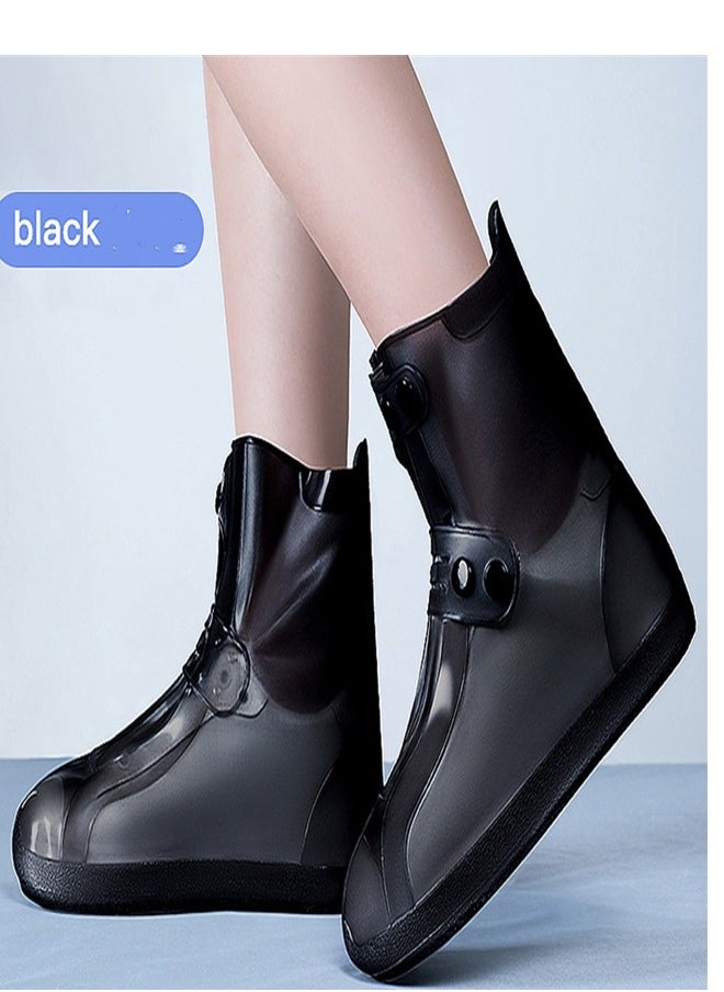 Loquat - Portable Anti Slip Rain Boot Cover Black - Image 1
