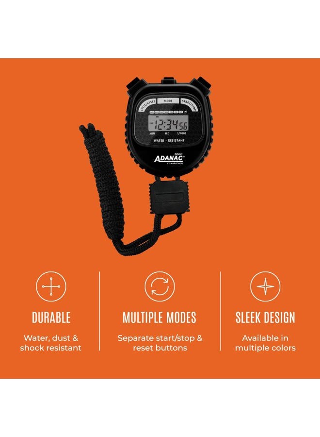 MARATHON Adanac 3000 Digital Stopwatch Timer - Battery Included - Image 3