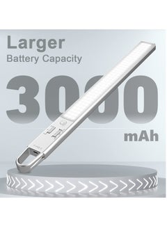 Excefore Under Cabinet Lights Wireless Type C Rechargeable Cupboard Lights with Magnetic Strip Motion Sensor Cupboard LED Night Light with 3000mAh Battery for Stairs Wardrobe Garage Hallway  - Image 4