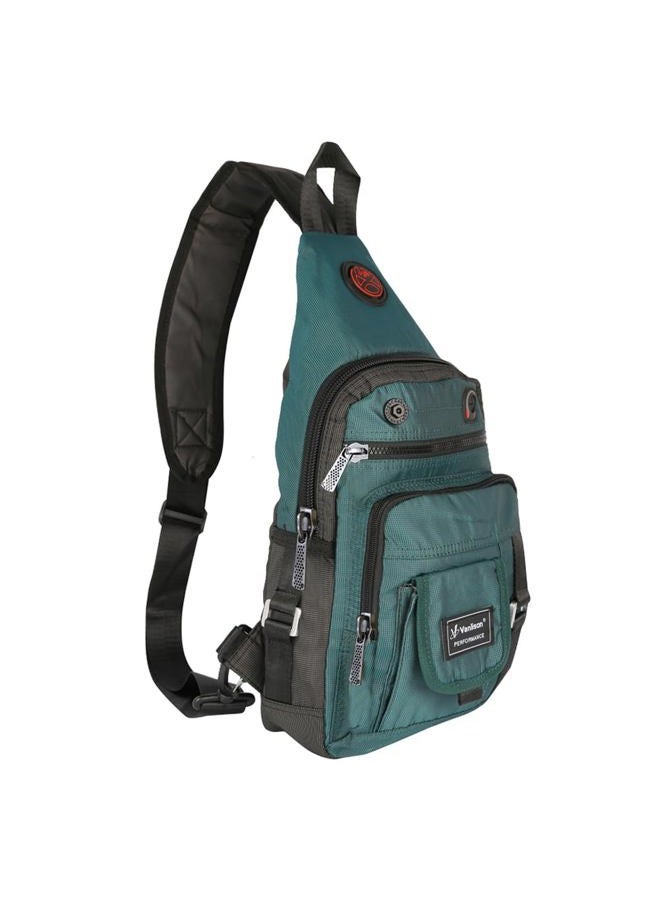 Vanlison Crossbody Sling Bag Small Backpack for Men Women Teens Bag, B-dark Green(fits 10.5" Ipad), Medium - Image 1