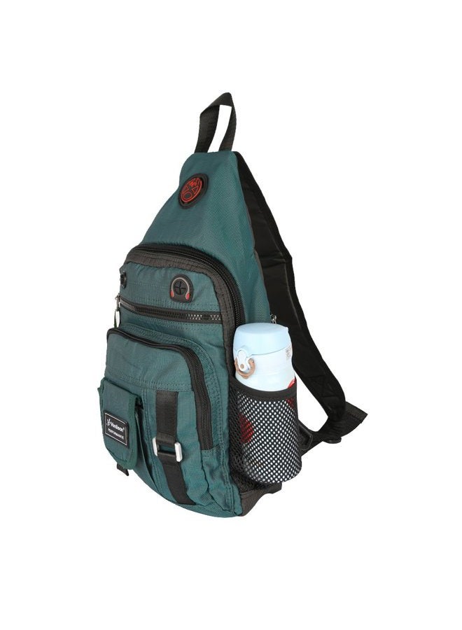 Vanlison Crossbody Sling Bag Small Backpack for Men Women Teens Bag, B-dark Green(fits 10.5" Ipad), Medium - Image 3