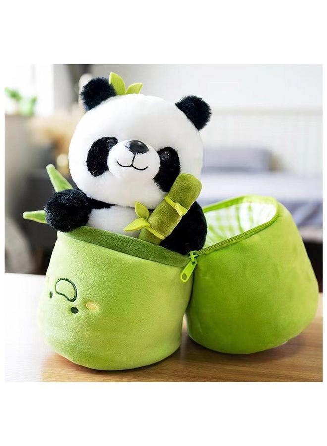Cute Bamboo Panda Plush Toy Creative Doll Birthday Gift 25CM