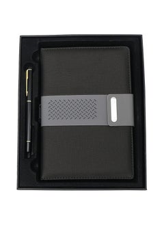 Excefore Classic Leather A5 Notebook with Pen Vintage Travel Notebook and Pen Journal Diary Business Daily Ideas Notepad Birthday Gift Set for Girls Women Mum Dad Retro Thickened Soft Leather Work Notepad  - Image 4