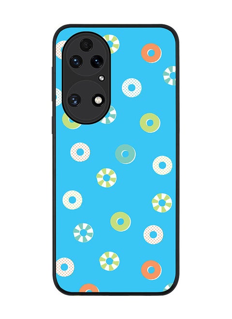 Rugged Black edge case for Huawei P50 Slim fit Soft Case Flexible Rubber Edges Anti Drop TPU Gel Thin Cover - Loopy Hoops