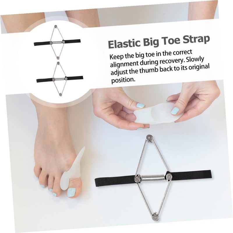 2pcs Adjustable Bunion Corrector Straps For Hallux Valgus Relief Toe Alignment Support - Image 4