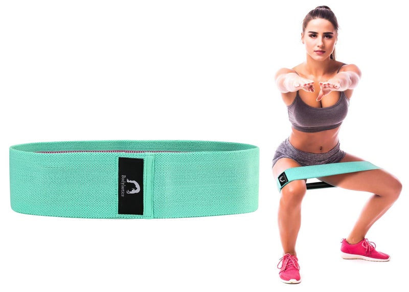 Bodylastics Resistance Hip Loop Bands 14-25lbs Resistance Bands for Legs, Butt, Thighs & Glutes Exercises, Anti-Slip Fabric Workout Bands for Men/Women - Image 5