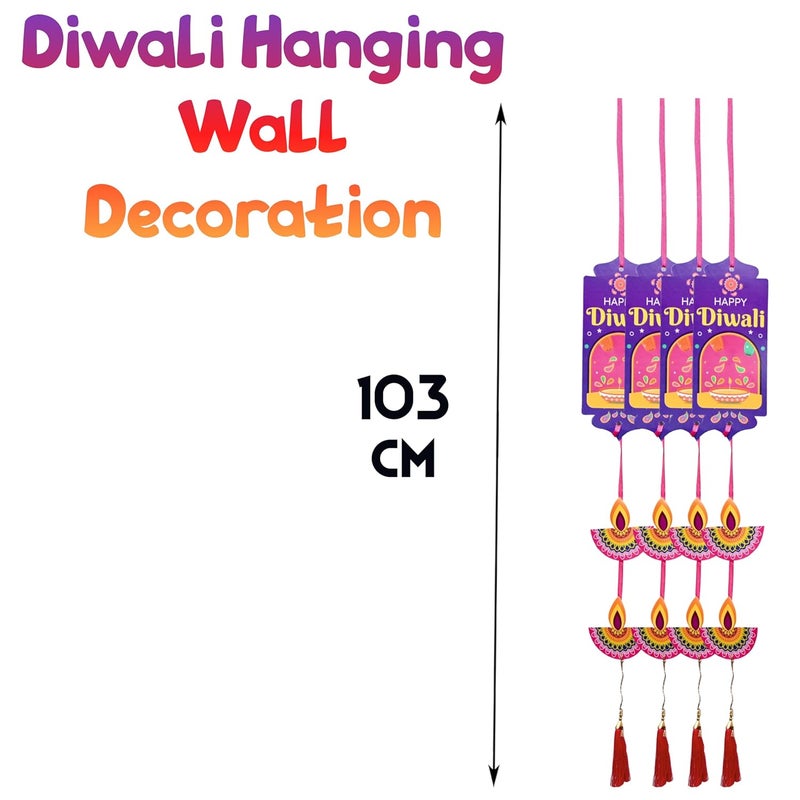 TOYXE Diwali Wall Door Hanging Decor Set of 4 Pieces - Image 3