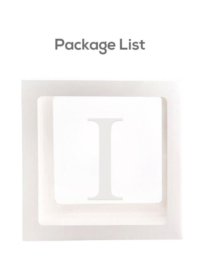 NIBEMINENT Letter I Balloon Decoration Box - Image 3