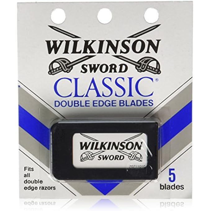Wilkinson Sword Schick Wilkinson Sword Classic Stainless Steel Double Edge Razor Blades 5 Count Pack of 20 - Image 1