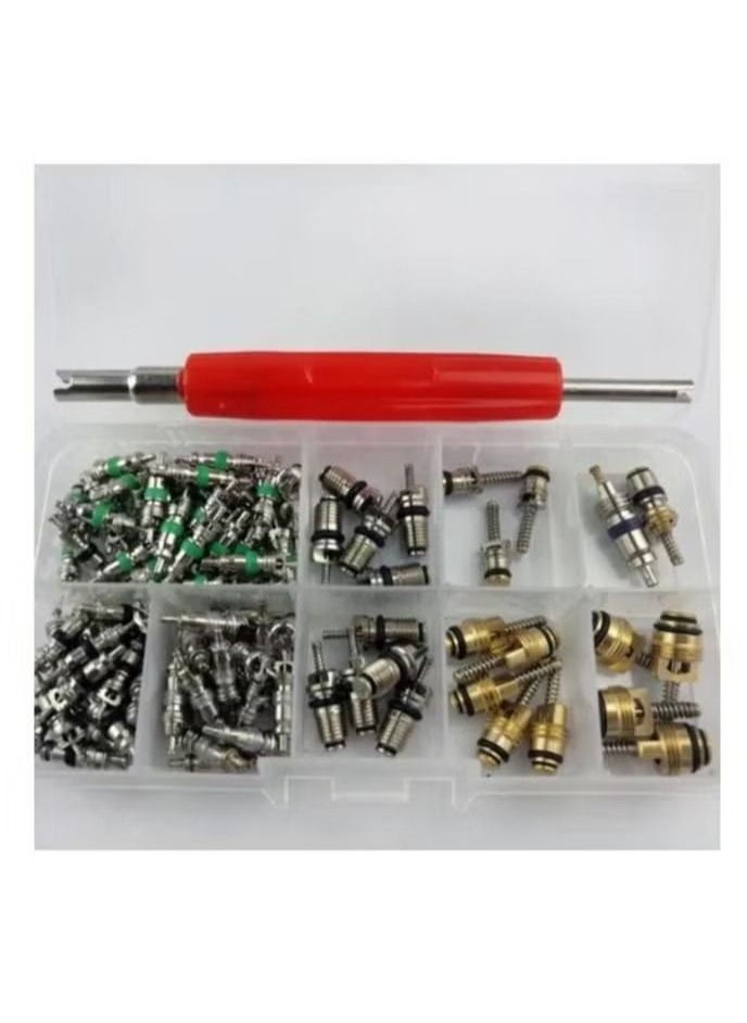 Generic Kit Ac Valve Cores Air Conditioning 135 Pieces  - Image 2