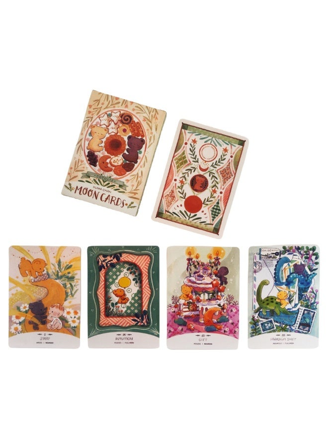 NIBEMINENT Little Bear Moon Oracle Card - Image 1