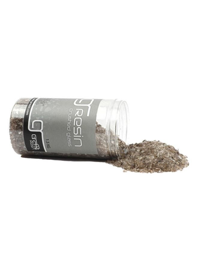 Terrazzo Grade Soft Glass Hazal 1.5 KG Decorative Aggregate Stones for Counter tops, Flooring, Outdoor Gardens, Etc