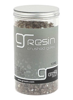 Graffiti Resin Terrazzo Grade Soft Glass Hazal 1.5 KG Decorative Aggregate Stones for Counter tops, Flooring, Outdoor Gardens, Etc  - Image 2