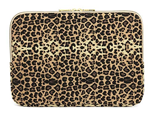 Kayond KY-03 Canvas Fabric 12.5 Inch Laptops Sleeve - Brown Leopard Print - Image 3
