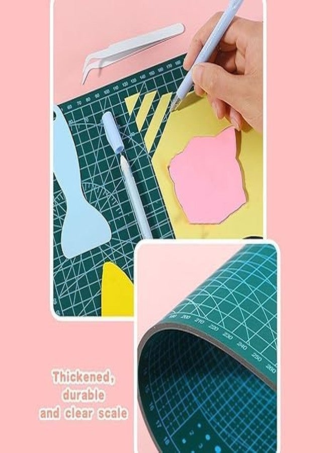53 Arts 53ARTS Paper Cutter Pen |Small Shovel | Candy Color Scrapbook Glue Pen For Crafting DIY Hand Account Pen School Supplies with Cutter Blades - Image 3