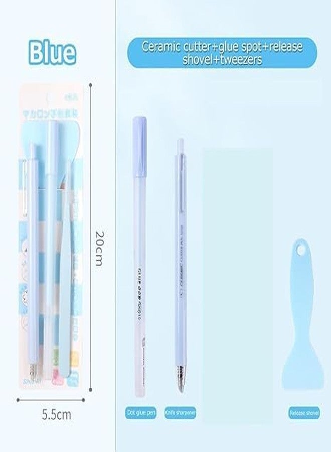 53 Arts 53ARTS Paper Cutter Pen |Small Shovel | Candy Color Scrapbook Glue Pen For Crafting DIY Hand Account Pen School Supplies with Cutter Blades - Image 2