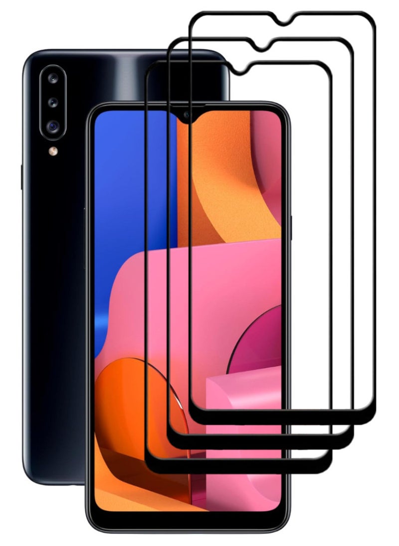 ACLIX 3 Pieces Antistatic ESD Dustproof Premium Quality High Definition Tempered Glass Screen Protector Designed For Samsung Galaxy A20s - Image 1