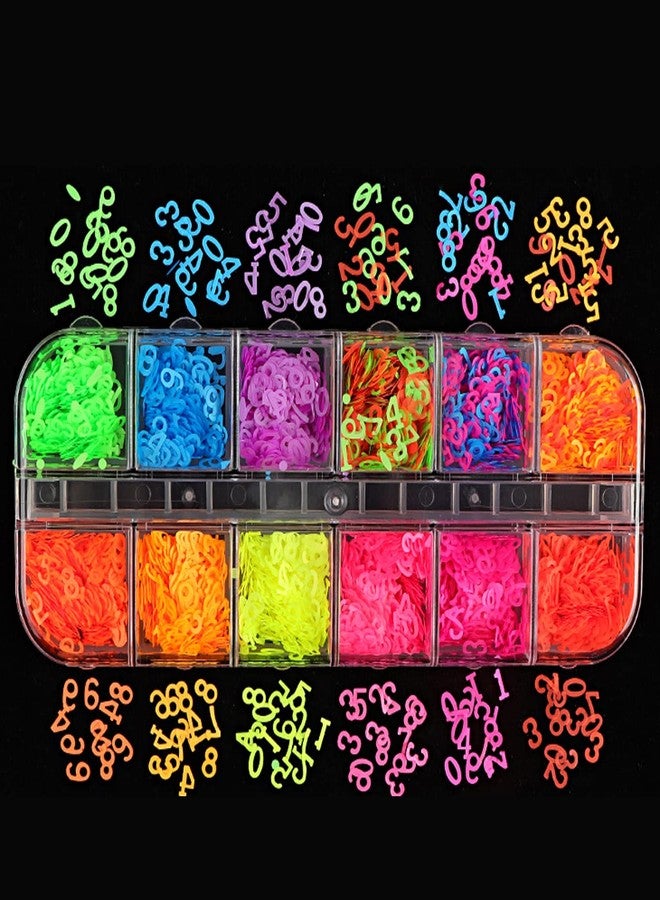 Vezocim خواتم أظافر لامعة بأحرف، تصميم رقائق أظافر ثلاثية الأبعاد متلألئة بالليزر الهولوجرافي، إمدادات أظافر أكريليك للأحرف والأرقام للنساء والفتيات، زينة مانيكير، زخارف، نصائح فن الأظافر، حرف يدوية - Image 3