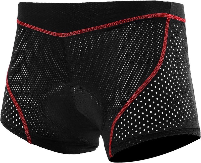 Excefore Men's Cycling Shorts 5D Padded, Loose-fit MTB Biking Shorts Pants, Suitable for Men Zipper Pockets, Adsorbent Design (XL) - Image 2