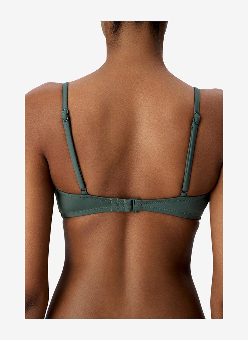 Penti Women Front Green Bikini Top - Image 2