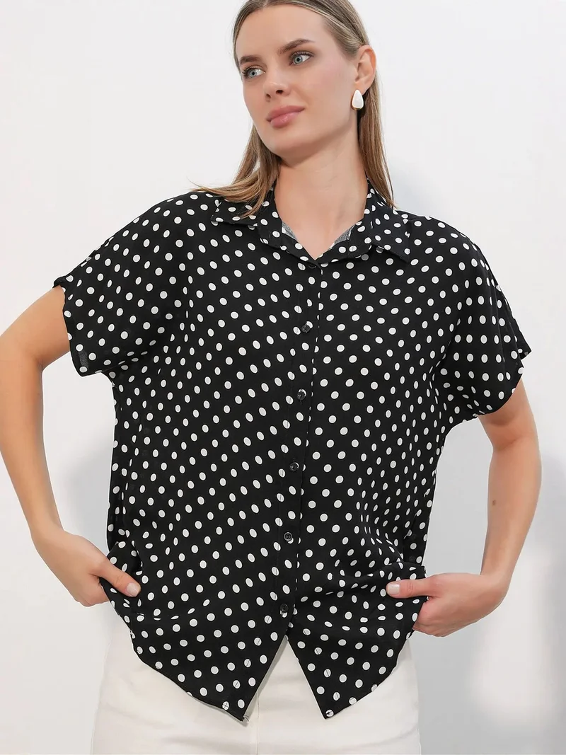 بيغ دارت BDART Printed Crepe Button Shirt