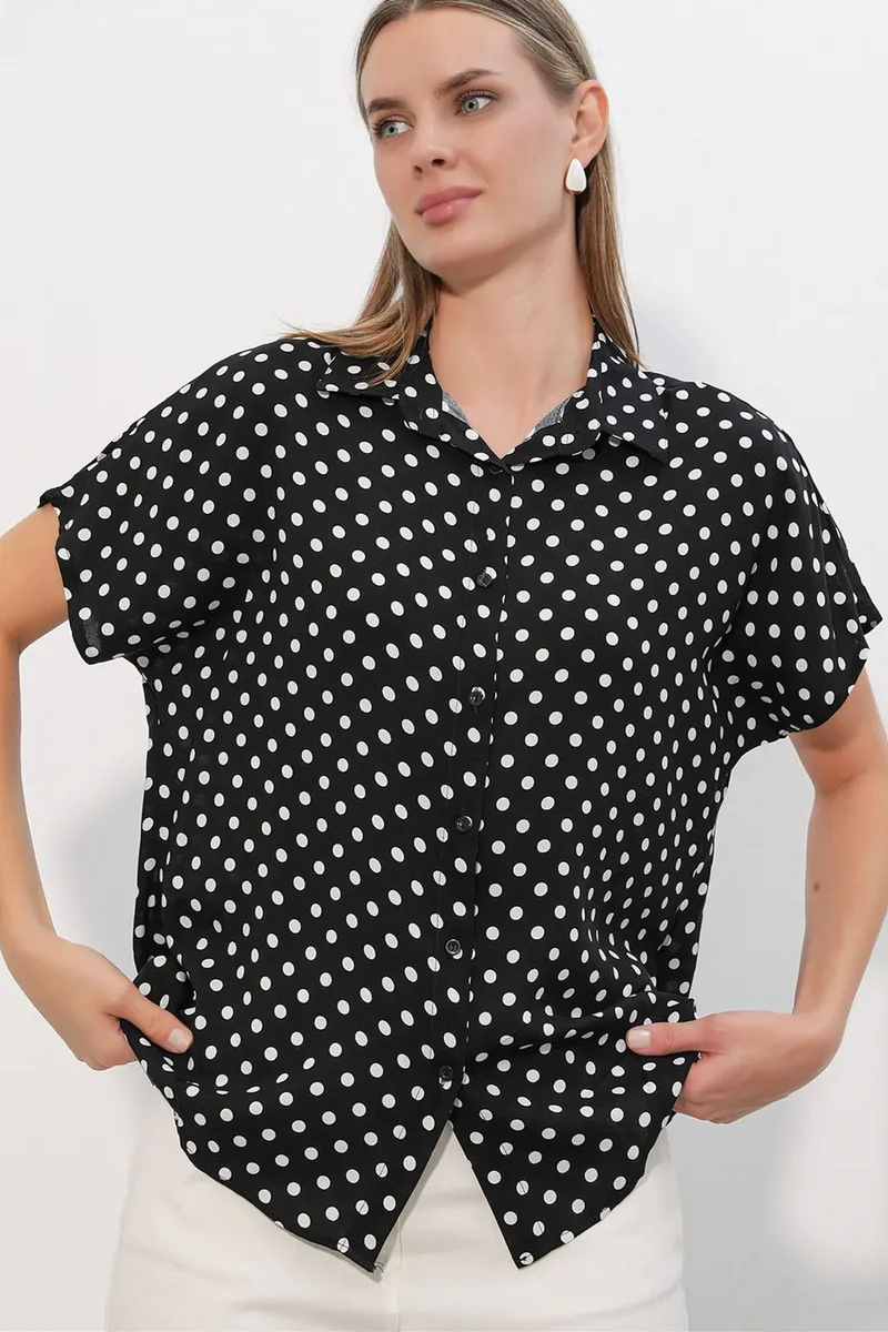 Big Dart BDART Printed Crepe Button Shirt