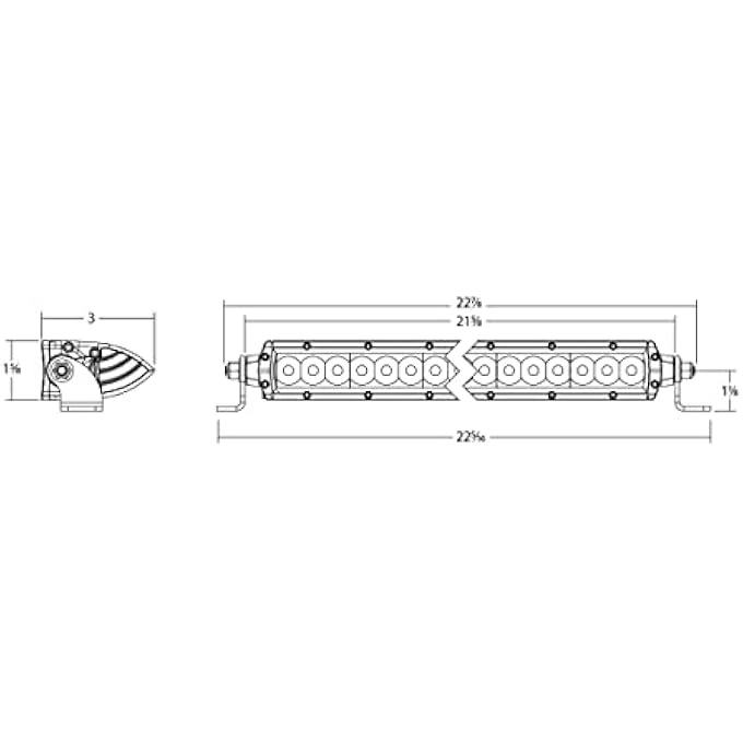 RIGID Industries 922314 SrSeries 20 Inch Spot With Amber Pro Lens - Image 4