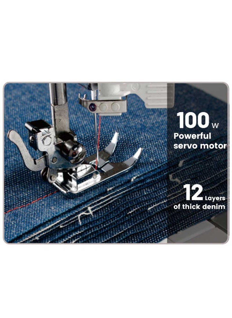 FEIYUE - Feiyue FYE300 household machine 24 Stitch purple with servo motor - Image 1