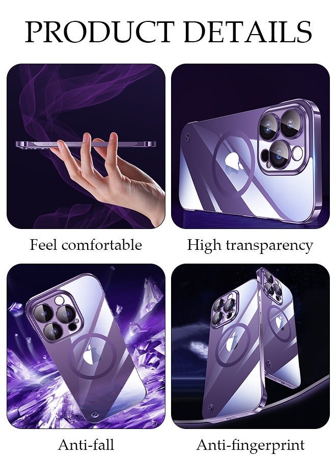 DUNISO iPhone 15 Pro MAX Phone Case 6.7" Full Body Protective Phone Cover With Crossbody Strap Anti-fall Phone Case Built-in Screen and Camera Protector For Apple 15 Pro MAX Phone Case - Image 2