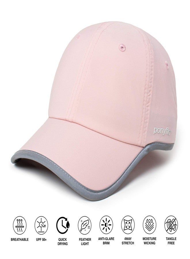Ponyflo Performance Ponytail Running Hat - Ponytail Hats for Women - High Ponytail Hats for Women - Baseball Cap Women Pink - Image 2