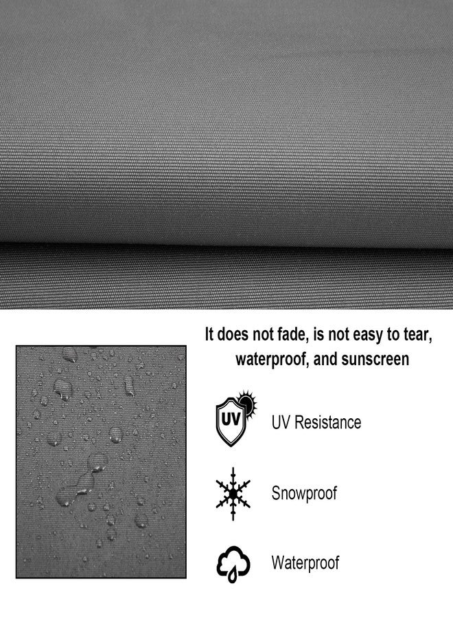 Baizoy Porch Patio Swing Seat Cover Replacement,600D Thickened Oxford Waterproof Swing Replacement,Cushion Protection,Outdoors Covers Seater for Bench,Seats Swings 3-Seat Garden Yard Canvasm Seating - Image 3