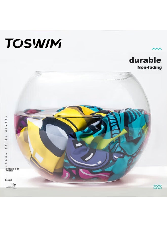 Toswim Quick-drying Bath Towel, Swimming Towel, Sports Fitness Absorbent Towel, Travel Fast-drying Towel, Ocean Graffiti - Image 5