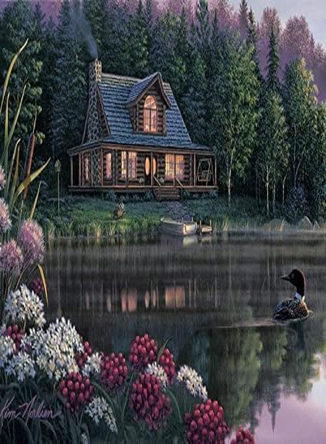 Ledgebay Paint by Numbers Kit for Adults: Beginner to Advanced Number Painting Kit - Fun DIY Arts & Crafts | Color by Numbers for Adults - Kits Include - (Still Waters 16" x 20" Unframed) - Image 1