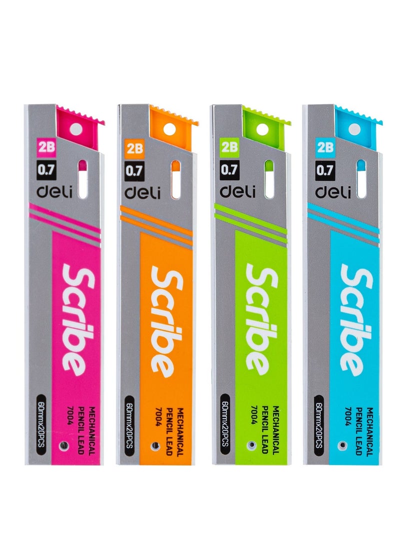 Deli 80-Piece 0.7mm Mechanical Pencil Lead Set - Image 1